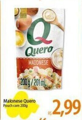 Atacadão Malonese Quero Pouch com 200g oferta