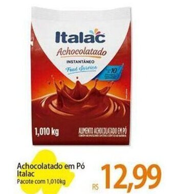 Atacadão Achocolatado em Pó Italac Pacote com 1,010kg oferta