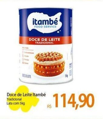 Atacadão Doce de Leite Itambé Tradicional Lata com 5kg oferta