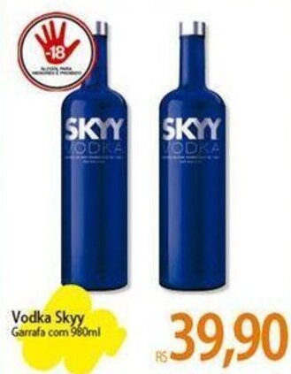 Vodka Skyy Garrafa com 980ml