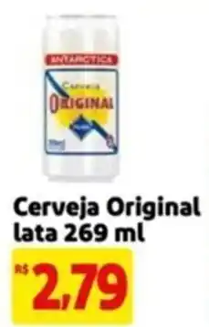 Mercado Extra Cerveja Original lata 269 ml oferta