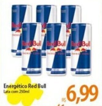 Atacadão Energético Red Bull Lata com 250ml oferta
