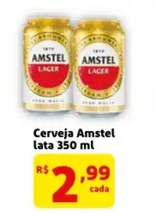 Mercado Extra Ceveja Amstel lata 350ml oferta