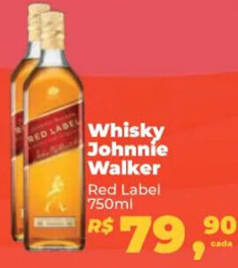 Mix Mateus Whisky Johnnie Walker Red Label 750ml oferta