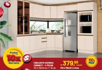 CONJUNTO COZINHA CONNECT -4 PEÇAS