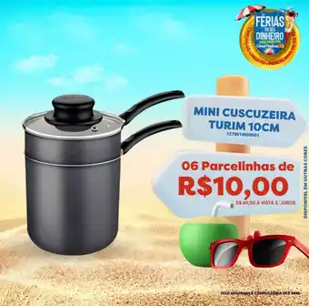 MINI CUSCUZEIRA TURIM 10CM