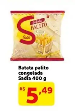 Mercado Extra Batata palito congelado Sadia 400g oferta