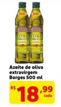Azeite de Oliva extravirgem Borges 500ml