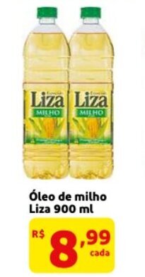 Oleo de Milho Liza 900ml
