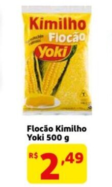 Mercado Extra Flocao Kimilho Yoki 500g oferta