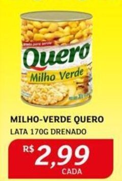 Assaí Atacadista MILHO-VERDE QUERO LATA 170G DRENADO oferta
