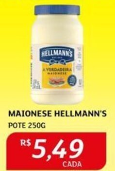 Assaí Atacadista MAIONESE HELLMANN'S POTE 250G oferta