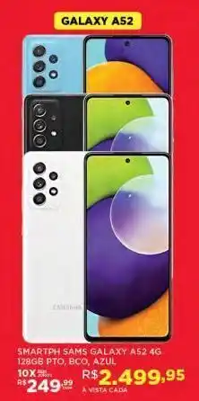 DB Supermercados Smartphone samsung galaxy a52 4g oferta