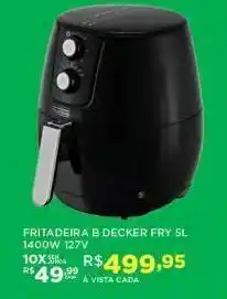 DB Supermercados Fritadeira black & decker fry 5lt oferta