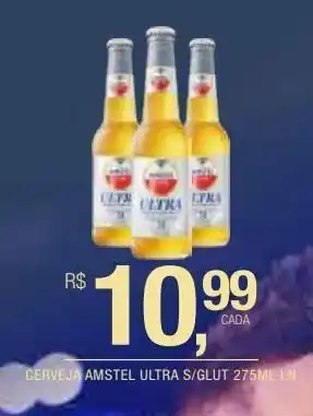 DB Supermercados Cerveja amstel ultra s/glut 275ml ln oferta