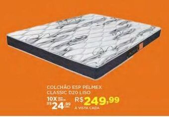 DB Supermercados Colchão esp pelmex classic d20 liso oferta