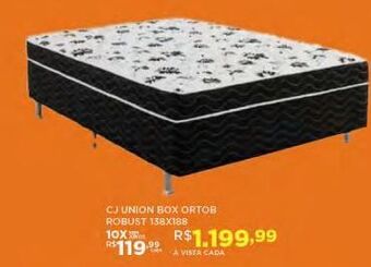 DB Supermercados Cj union box ortobom robust oferta