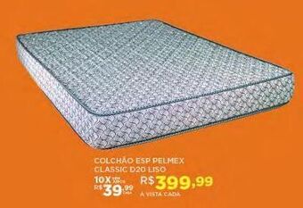 DB Supermercados Colchão esp pelmex classic d20 liso oferta