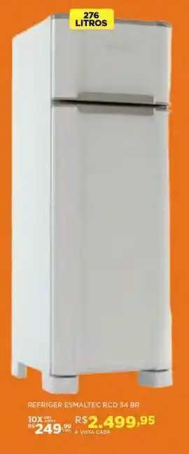 DB Supermercados Refrigerador esmaltec oferta
