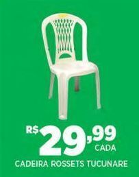 DB Supermercados Cadeira rossets tucunare oferta