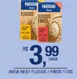 DB Supermercados Aveia nestlé flocos/finos 170g oferta