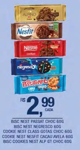 DB Supermercados Biscoitos nestlé 60g oferta