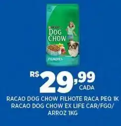 DB Supermercados Ração dog chow filhote raça kg oferta