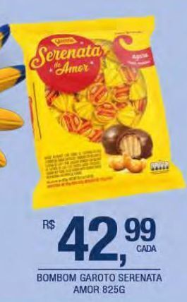 Bombom garoto serenata amor 825g