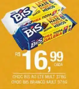 DB Supermercados Chocolate bis 378g oferta