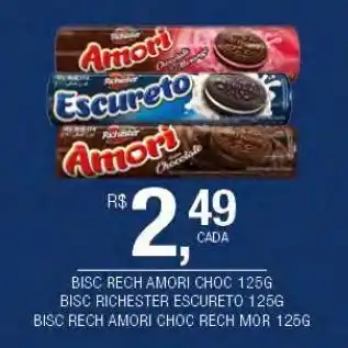 DB Supermercados Biscoitos recheado amori 125g oferta