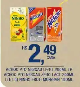 DB Supermercados Achocolatado nescau 200ml oferta