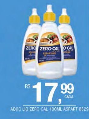 DB Supermercados Adoçante líquido zero cal 100ml oferta
