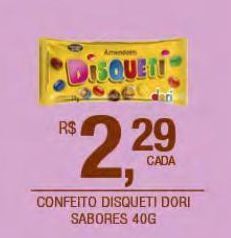 DB Supermercados Confeito disqueti dori sabores 40g oferta