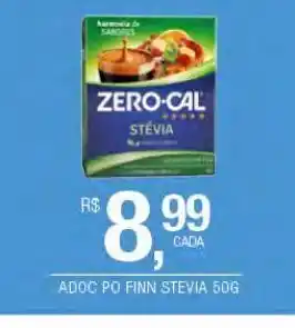 Adoçante pó zero cal stevia 50g