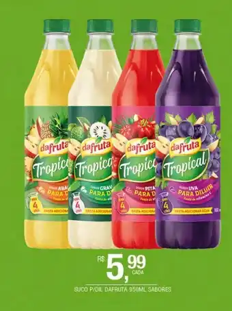 DB Supermercados Suco p/dil dafruta 950ml sabores oferta