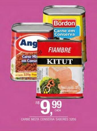 DB Supermercados Carne mista conserva sabores 320g oferta