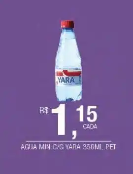 Água mineral c/g yara 350ml
