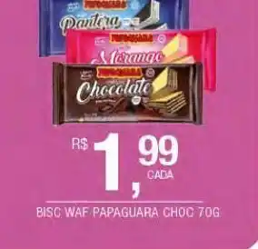 DB Supermercados Biscoito waf papaguara 70g oferta
