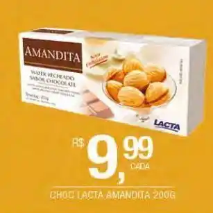 DB Supermercados Chocolate lacta amandita 200g oferta