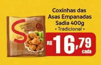 DB Supermercados Coxinhas das asas empanadas sadia 400g oferta
