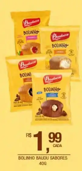 DB Supermercados Bolinho bauducco sabores 40g oferta