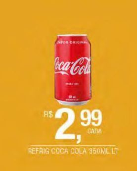 DB Supermercados Refrigerante coca cola 350ml oferta