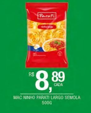 DB Supermercados Macarrão ninho parati 500g oferta
