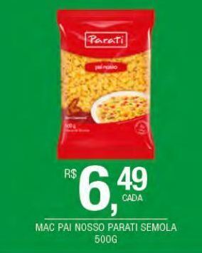 DB Supermercados Macarrão parati 500g oferta