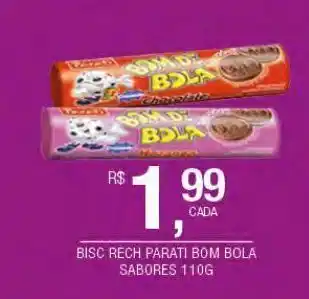 DB Supermercados Biscoito recheado parati sabores 110g oferta