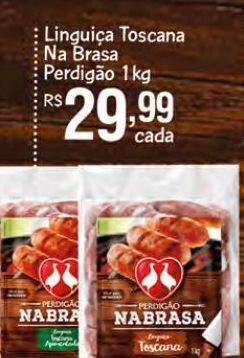 DB Supermercados Linguiça toscana na brasa perdigão 1kg oferta
