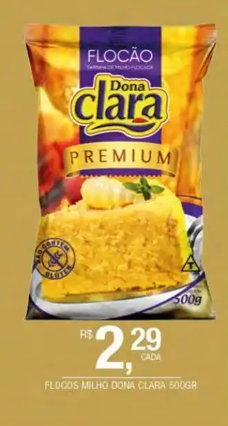 DB Supermercados Flocos milho dona clara 500g oferta