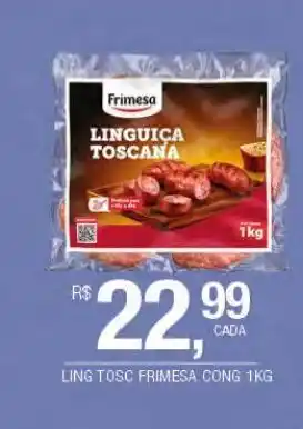 Linguiça toscana frimesa congelada 1kg