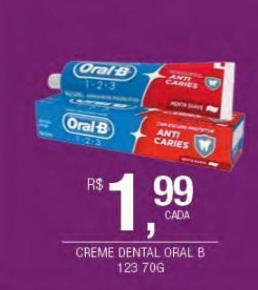 DB Supermercados Creme dental oral-b 123 70g oferta