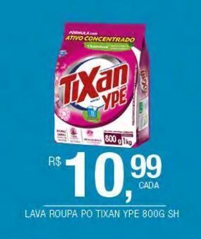 DB Supermercados Lava roupas pó tixan ypê 800g oferta